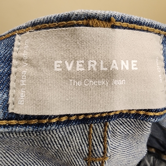 Everlane The Cheeky Jean Women's Blue Jeans 34 Crop - Picture 5 of 10